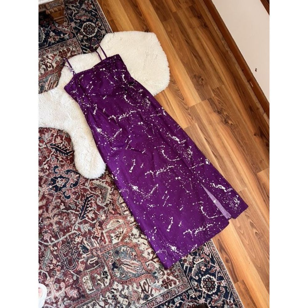 Vintage Neiman Marcus Cotton Slit Sun Dress
